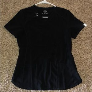 Cherokee infinity scrub top in black